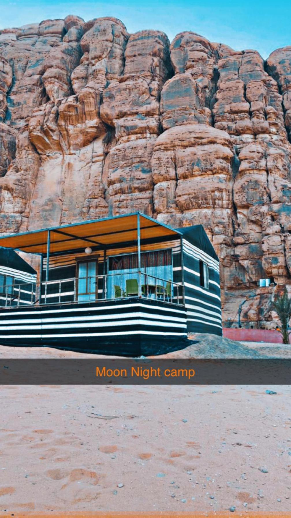 Hotel Moon Night Camp Wadi Rum Exterior foto